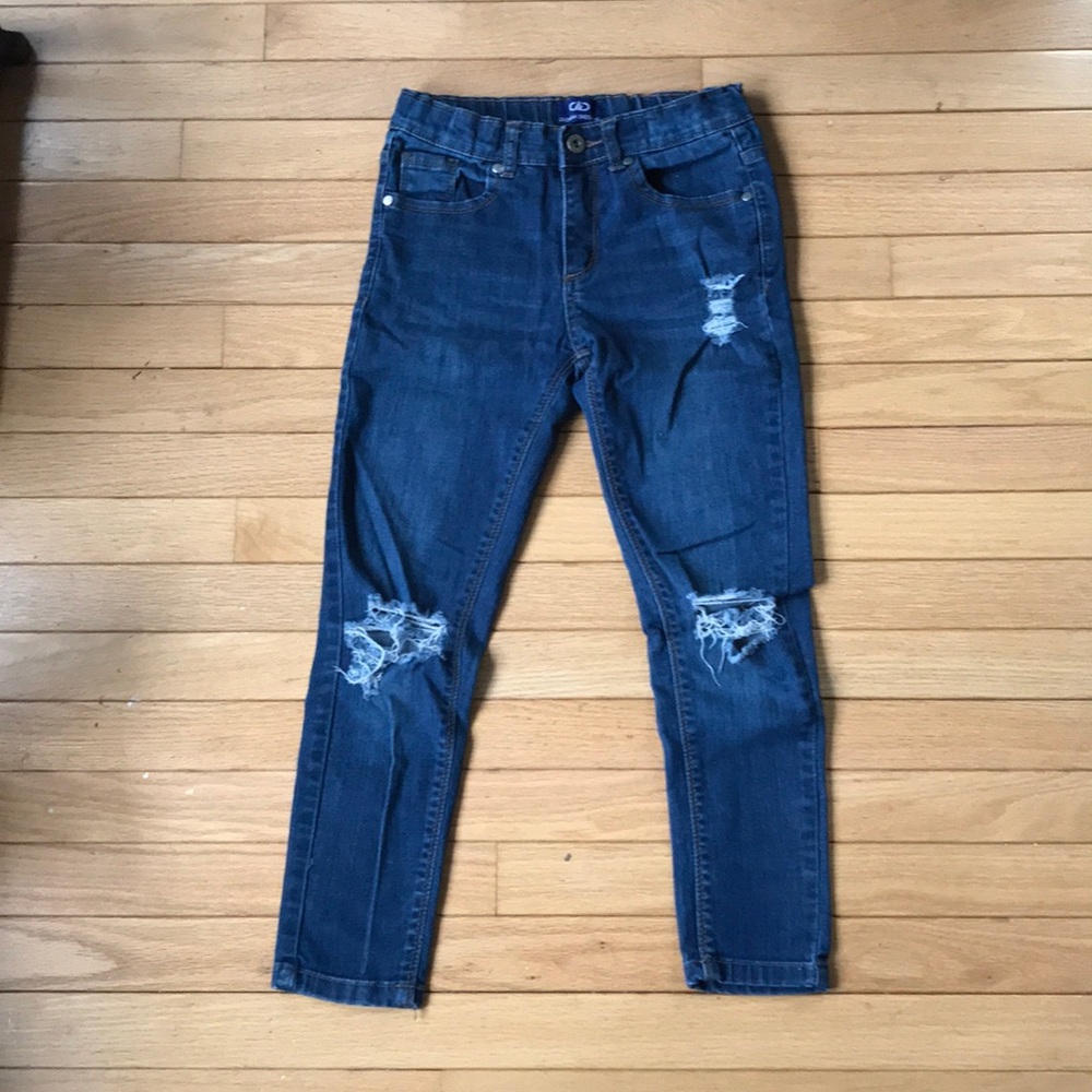 Ripped Jeggings, ankle length